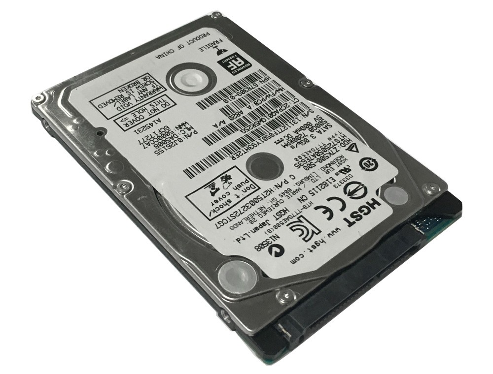 HGST HTS725050A7E635 500GB 7200RPM 32MB Cache SATA 3.0Gb/s 2.5" Internal Notebook Hard Drive - OEM