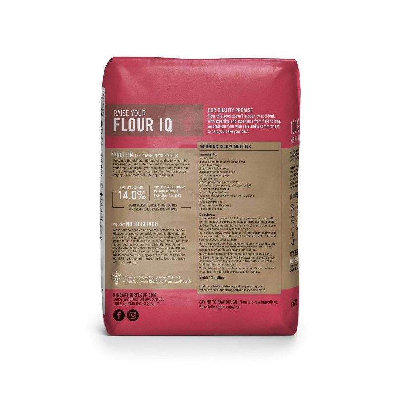 King Arthur Flour Whole Wheat Flour - 5lbs