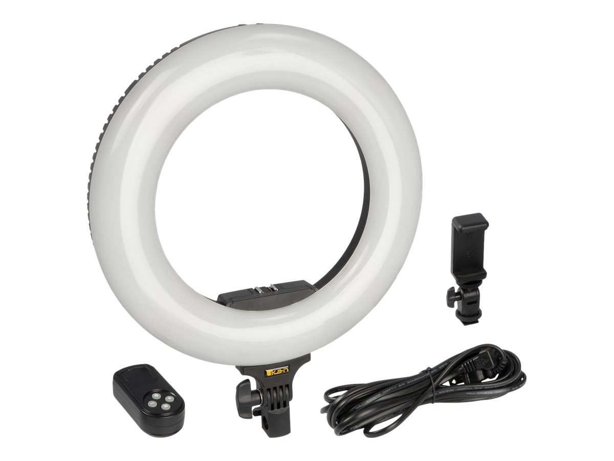 ikan Oryon 14" Bi-Color 3200K-5600K Ring Light with Smart Phone Holder and Bag