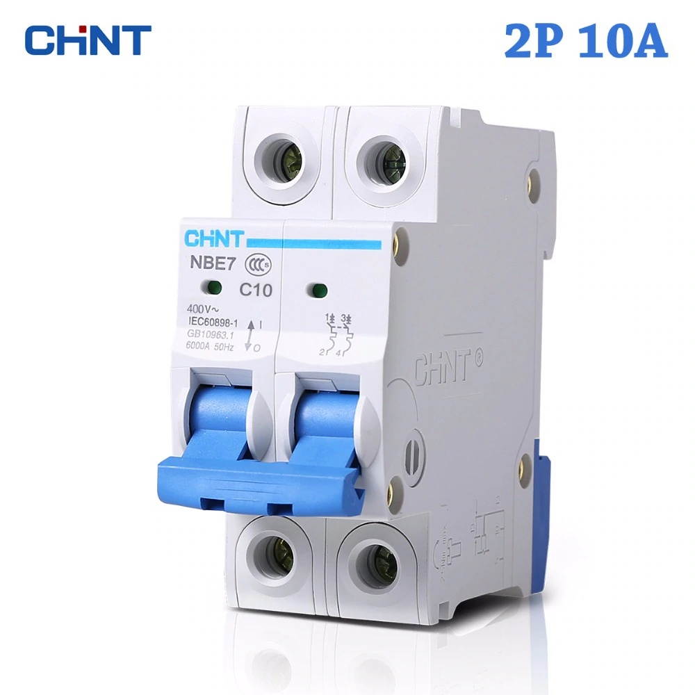 NEW 2P 10A 230V 50HZ Mini Circuit Breaker MCB C10 C-type 36mm Overload And Short Circuit Protection DC Air switch