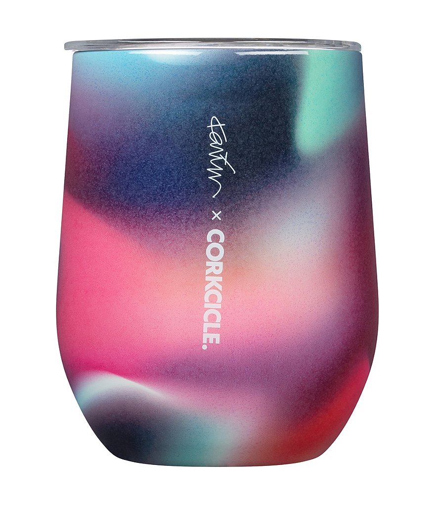 Corkcicle Stainless Steel Triple-Insulated 12-oz. Glamdisco Stemless Wine Cup
