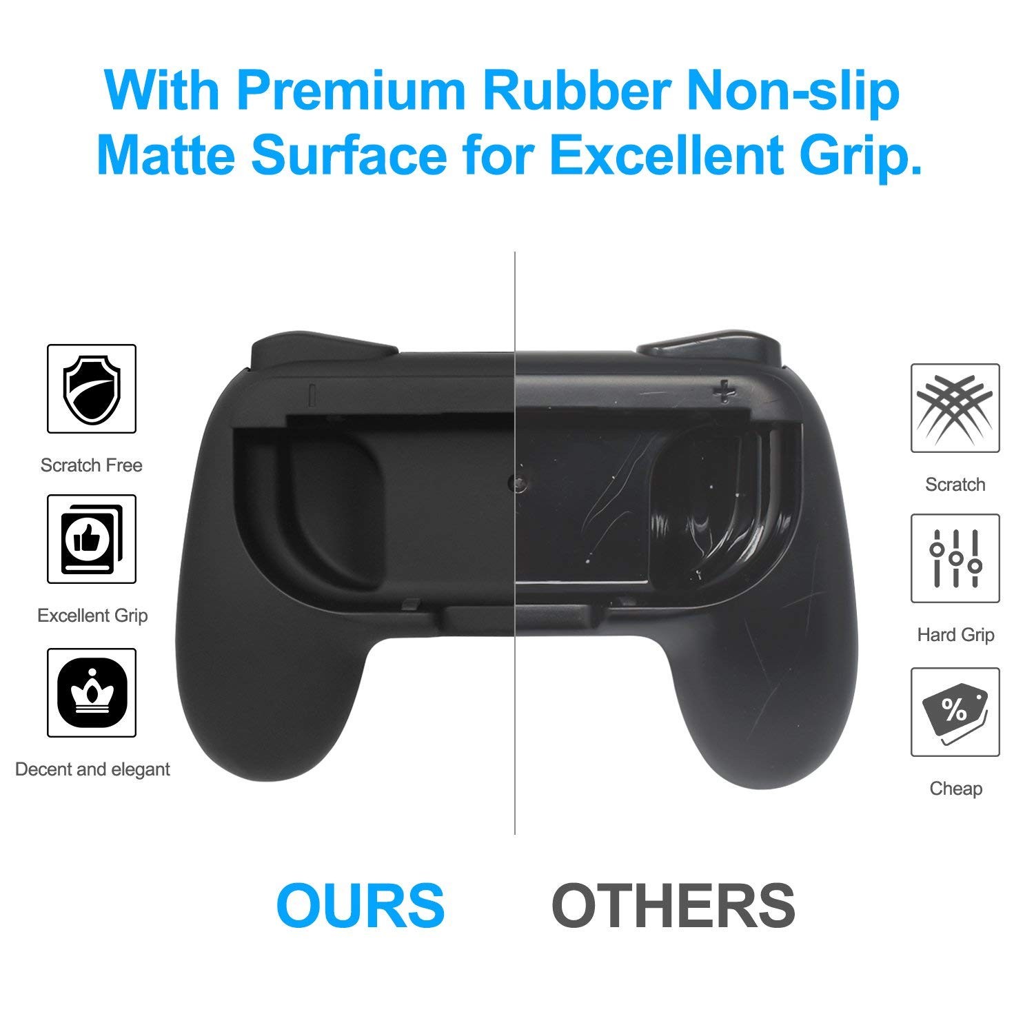 Wristband is suitable for Just Dance 2021 2020 2019 switch, hands-free elastic wristband, suitable for Nintnedo Switch dance accessories, a pair of JoyCon grips (blue + red), children's edition