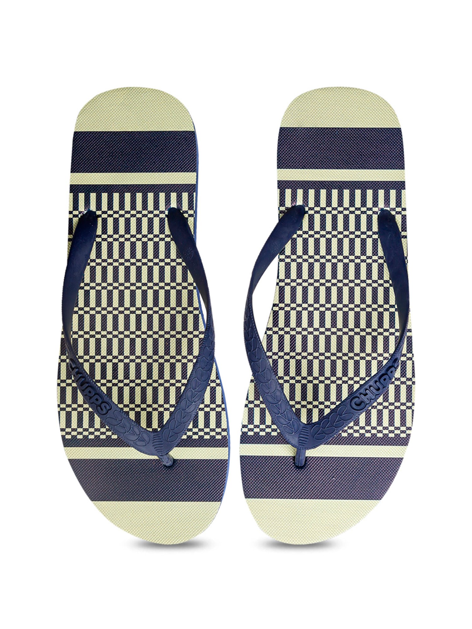 Chupps Men's Navy Flip Flops