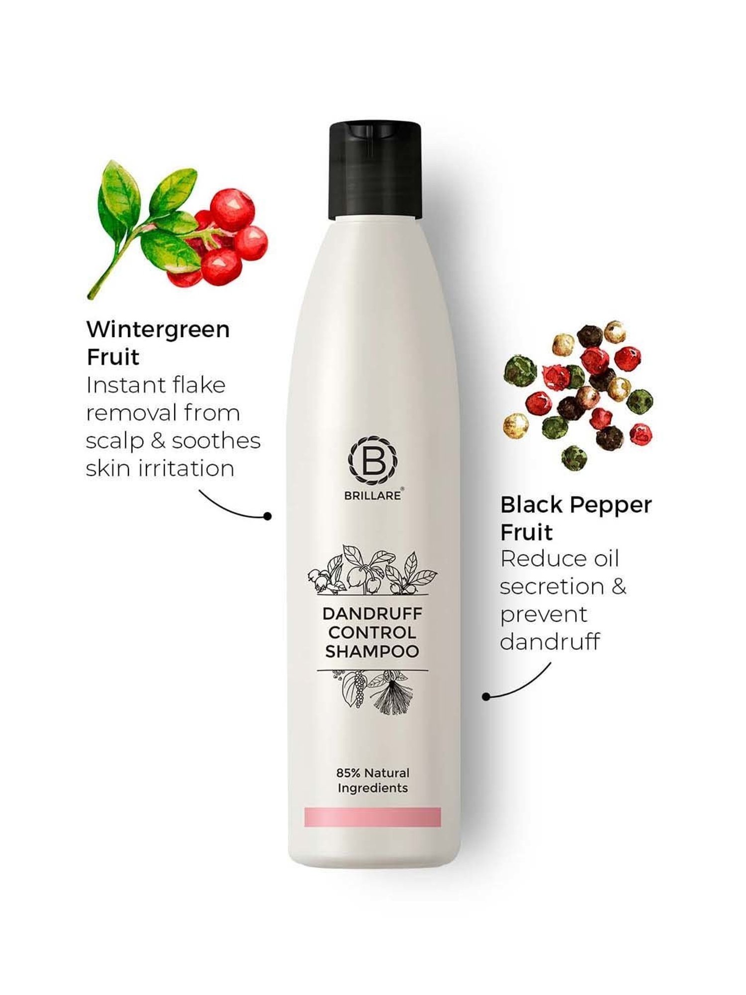 Brillare Dandruff Control Shampoo - 300 ml