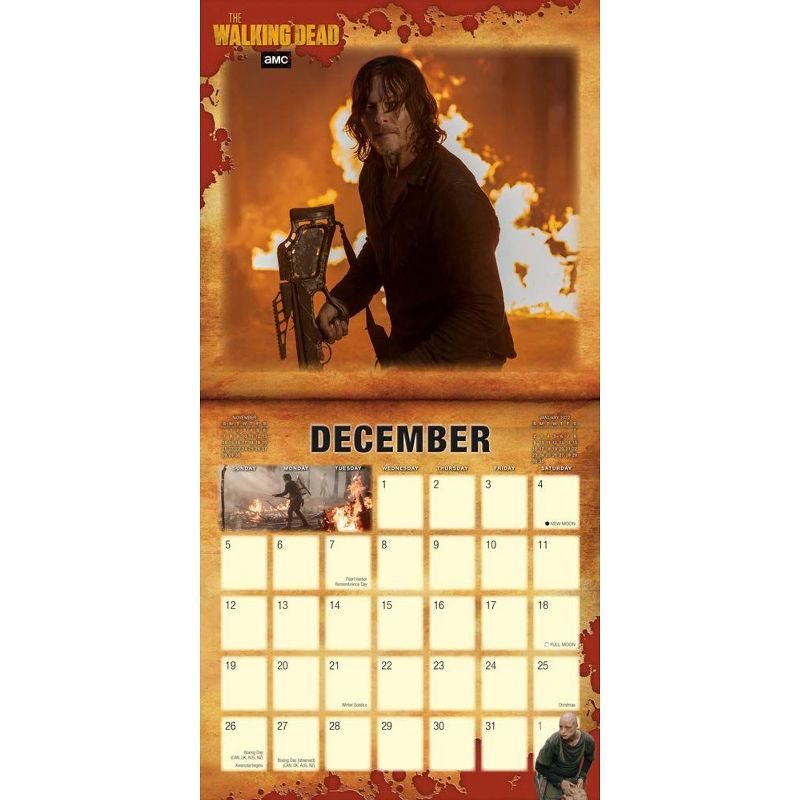 Sellers Publishing 2021 AMC The Walking Dead^A(R) 16-Month Wall Calendar AMC