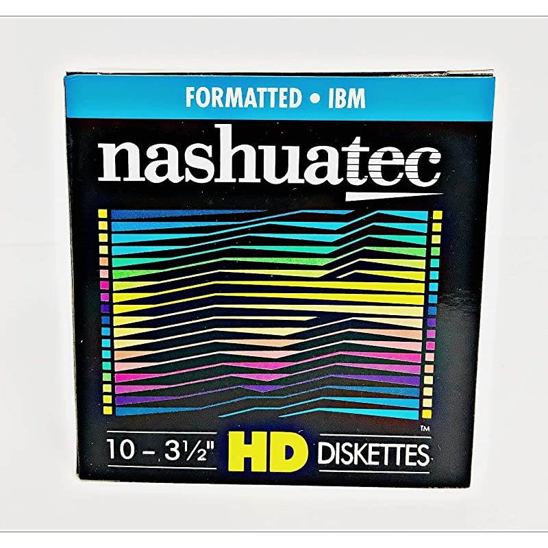 High Density HD 2Sided 35quot Diskette Formatted 10 Diskettes Per Pack For Storage Data