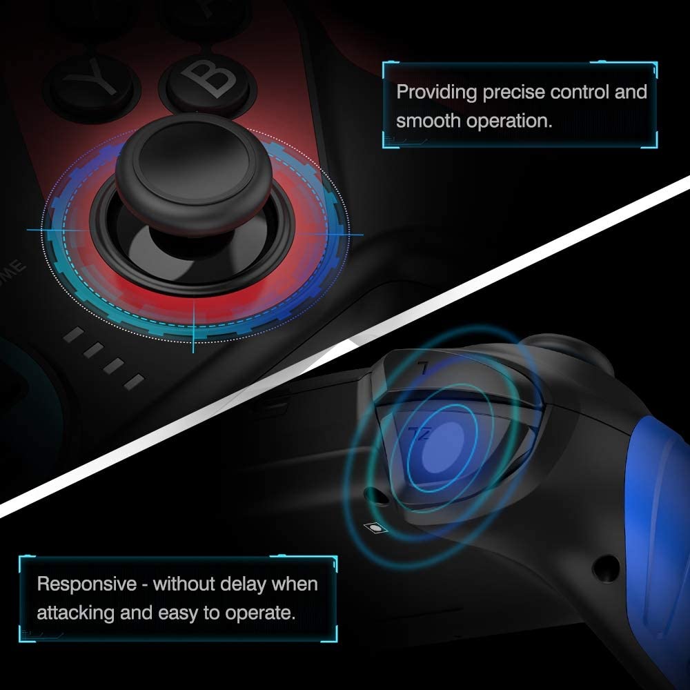 BEBONCOOL Controller for Switch, Wireless Pro Controller Switch Remote Controller Gamepad with Adjustable Turbo Dual Shock Gyro Axis,Replacement for Nintendo Switch Controller