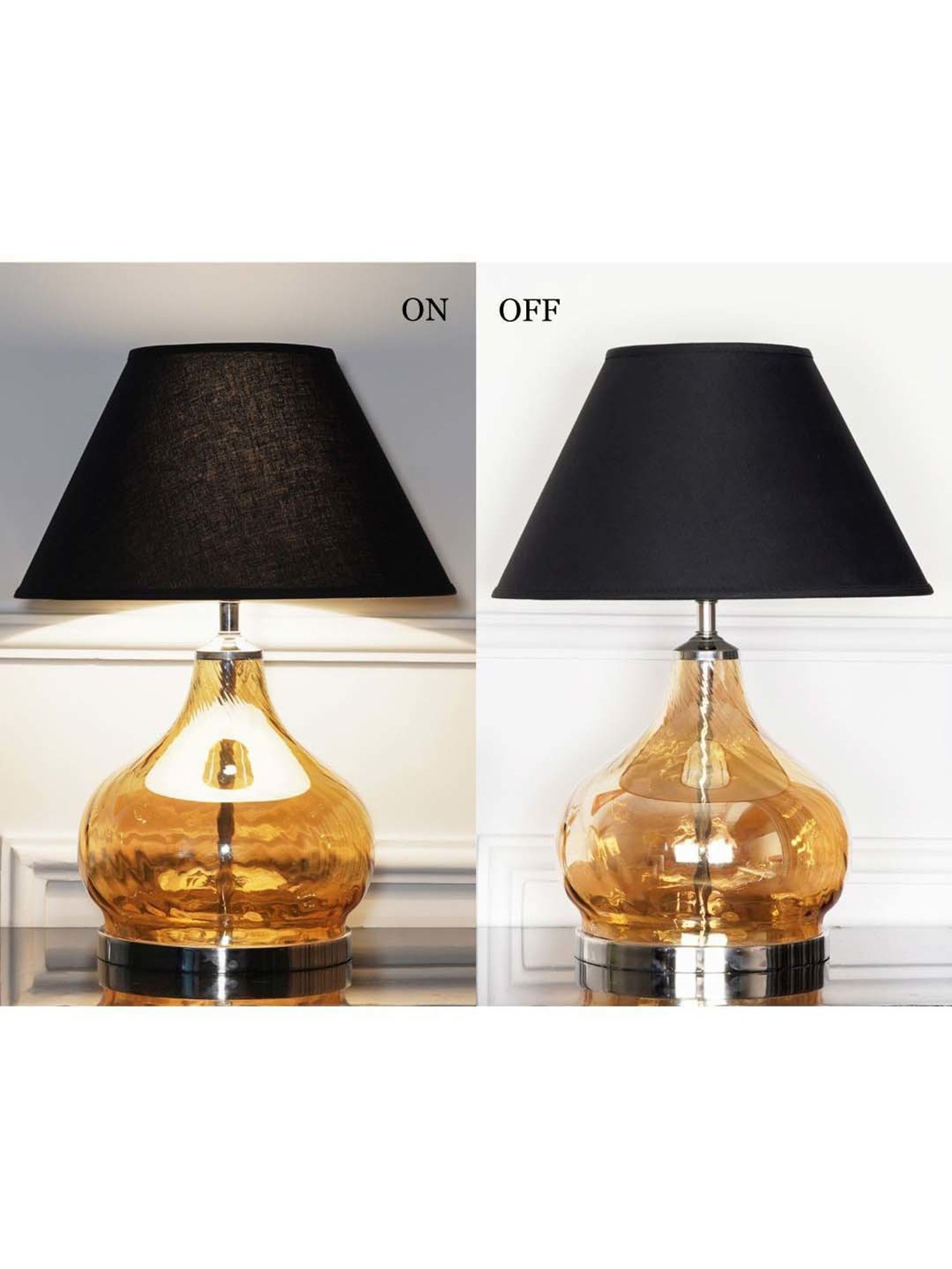 DecorativeRay Red PVC Study Table Lamp - Set of 1