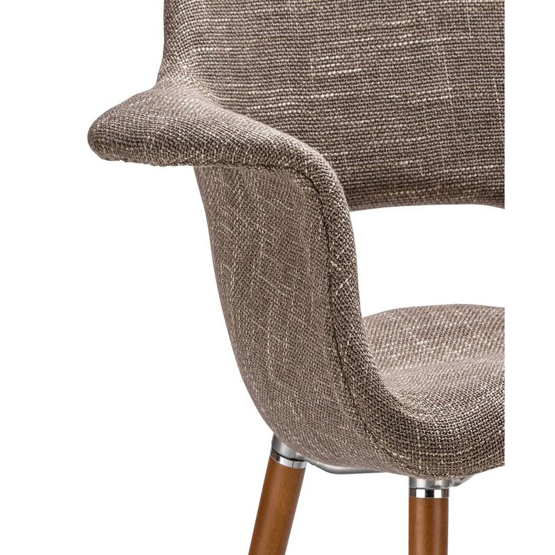 Set of 2 Jonathan Mid Century Dining Chair Taupe - Poly & Bark