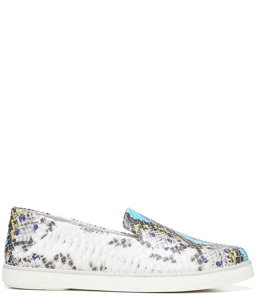 Franco Sarto Iconic2 Snake Print Leather Slip-On Platform Sneakers