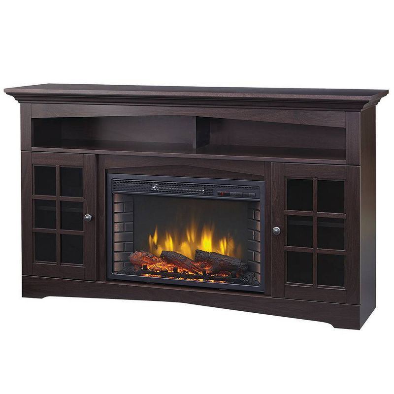 60" Huntley Media Electric Fireplace Espresso - Muskoka