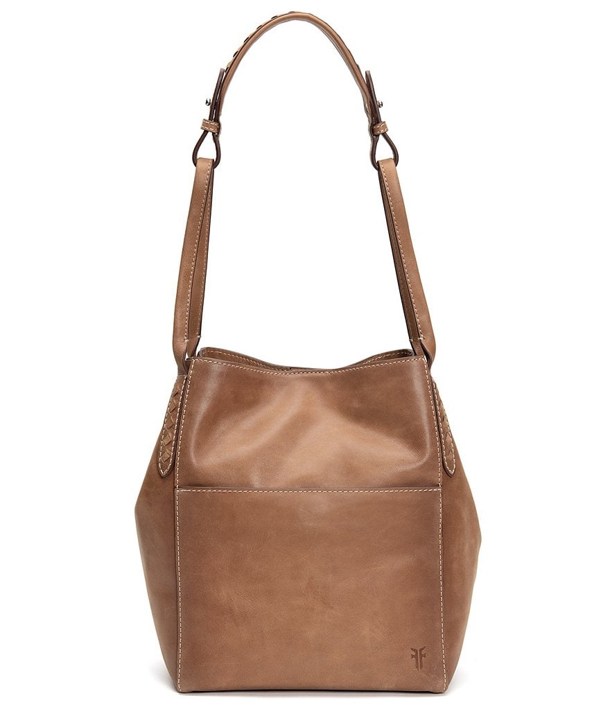 Frye Reed Magnetic Snap Leather Hobo Bag