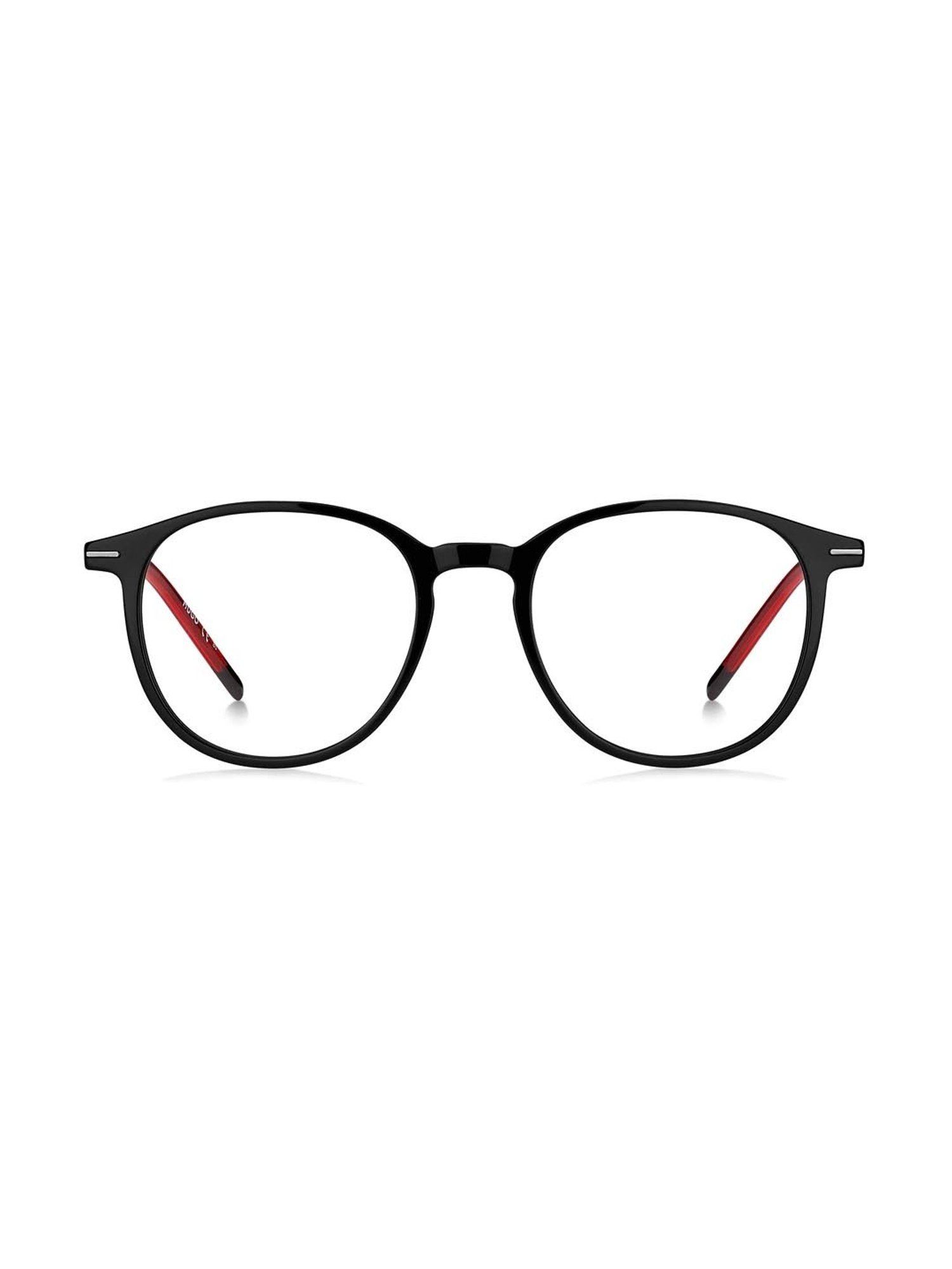 HUGO Black Oval Eye Frames for Men