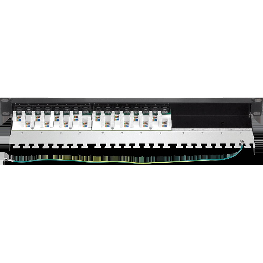 TRENDnet TC-P16C6AS (V1.0R) 16-Port Cat6A Shielded 1U Patch Panel