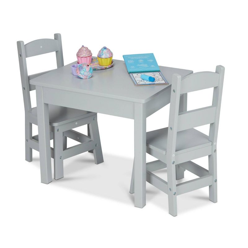Melissa & Doug Wooden Child's Lift-Top Desk and Chair - Honey