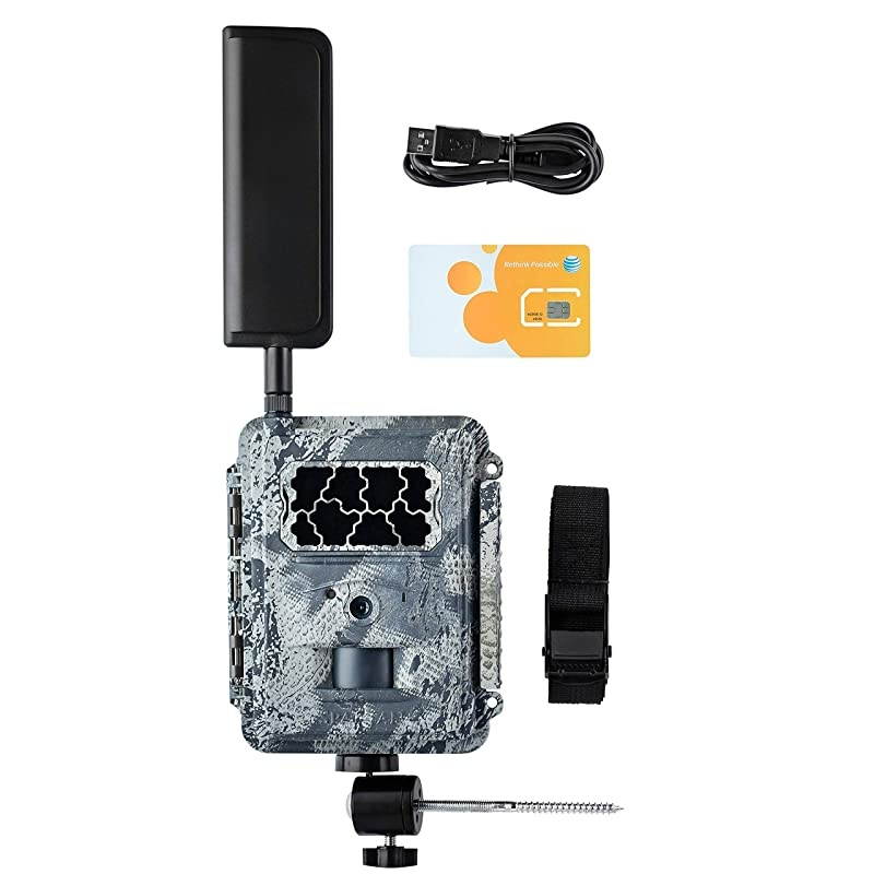4G LTE GoCam Wireless Trail Camera with Mount, AT&T