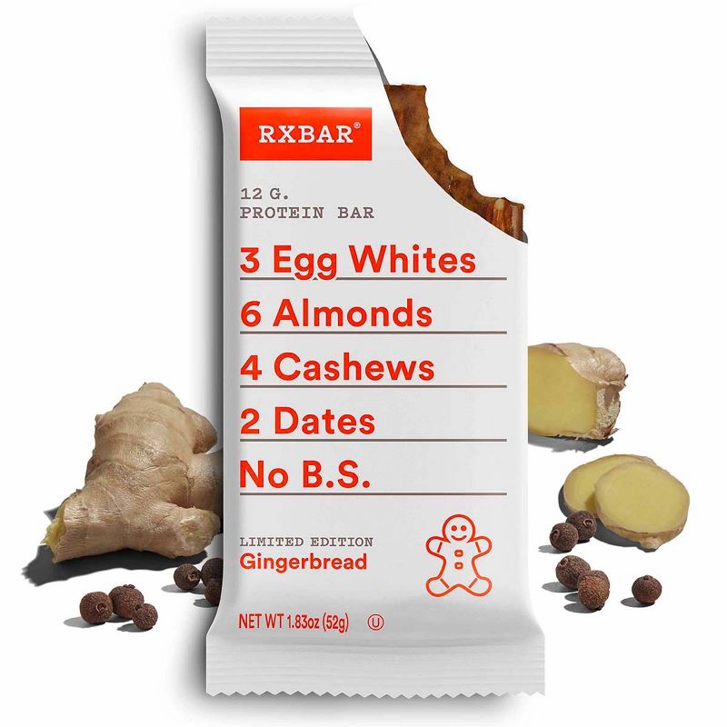 RXBAR Gingerbread Protein Bar - 4ct