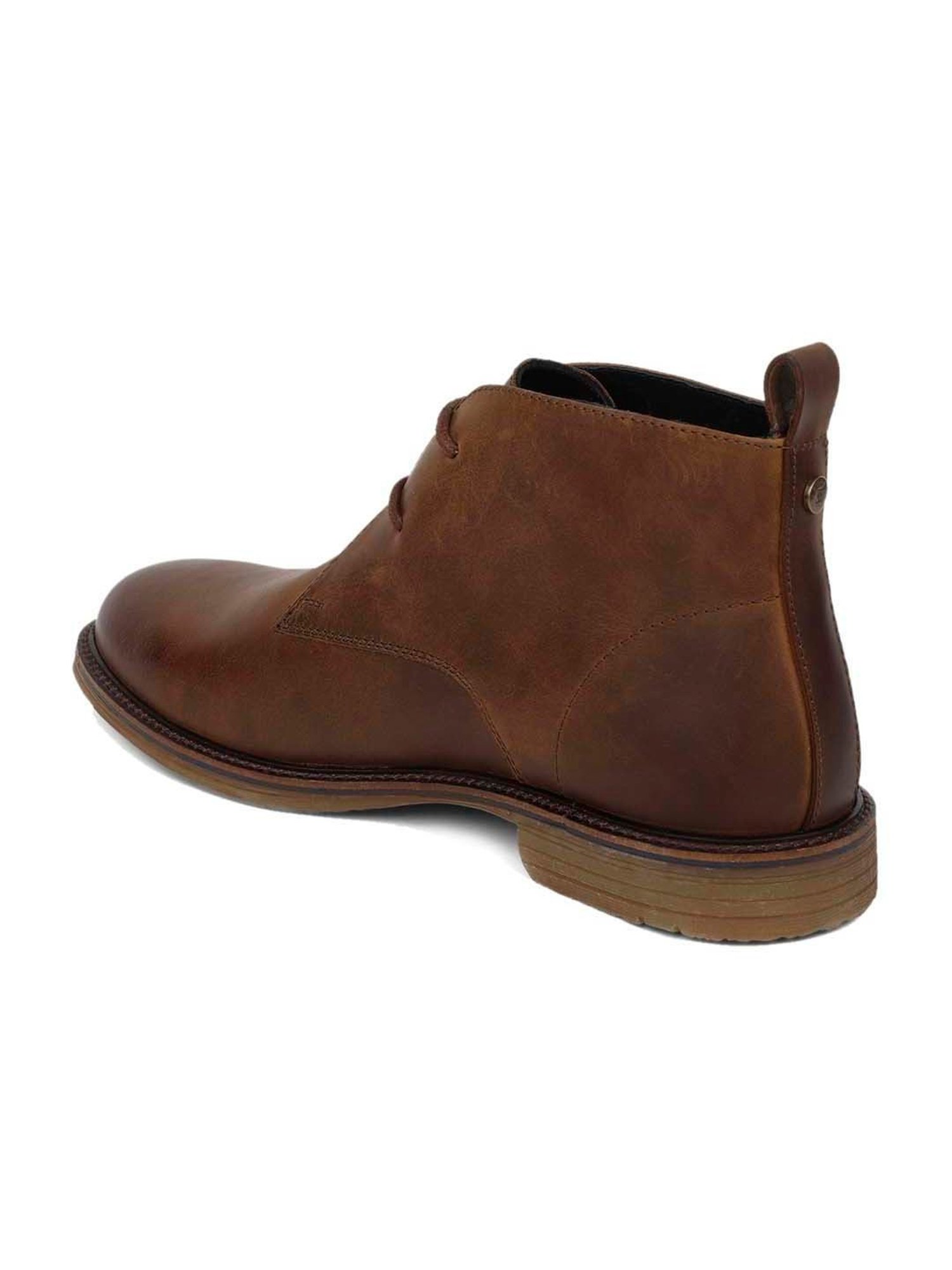 EZOK Men's Brown Chukka Boots