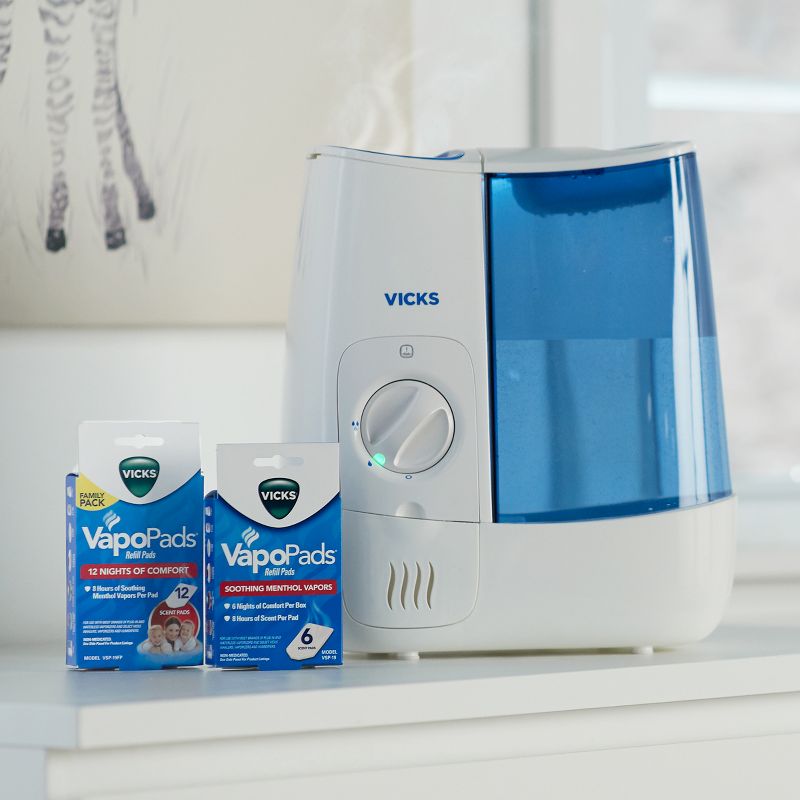 Vicks Warm Moisture Humidifier - White/Blue