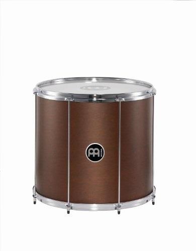 meinl percussion sub18abm wood bahia surdo with 18inch synthetic head, african brown