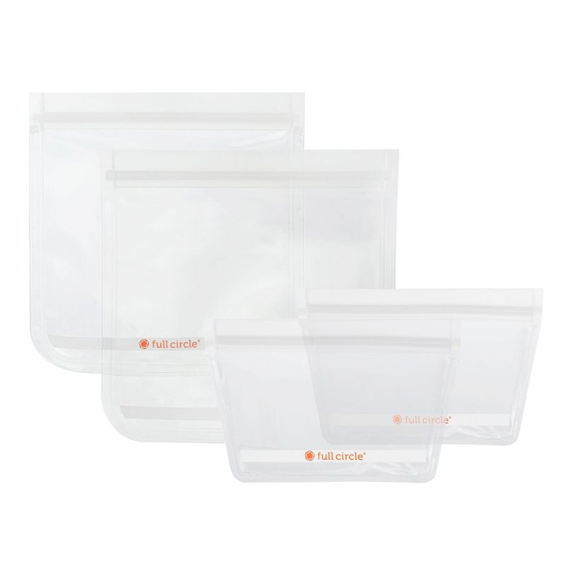 Full Circle 3.5cup 2pk Reusable Sandwich Bags