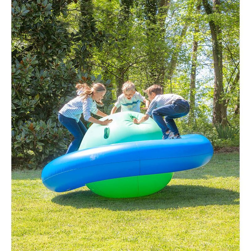 Costway Inflatable Water Slide Crab Dual Slide Bounce House Splash Pool W/ 950W Blower