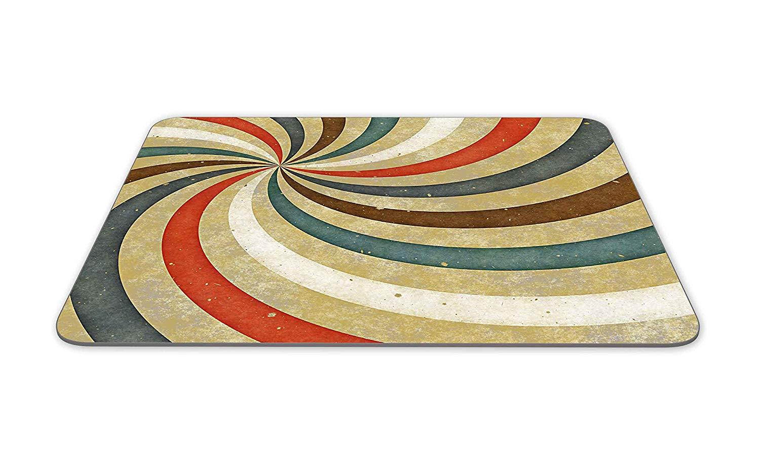 Qien BaiSei Colorful Rotation Mouse pad--Non-Slip Rubber Mousepad---Applies to Games,Home, School,Office Mouse pad