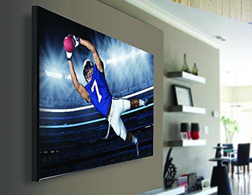 QualGear QG-TM-002-BLK 37-Inch to 70-Inch Universal Ultra Slim Low Profile Fixed Wall Mount LED TVs, Black