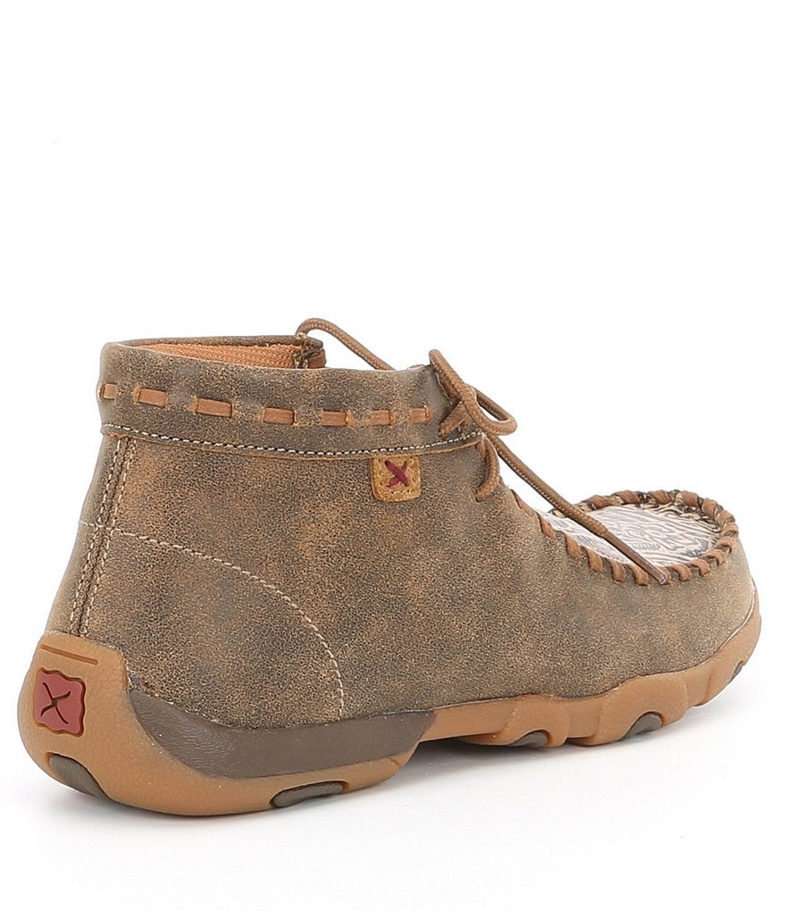 Twisted X Women's Tooled Chukka Driving Mocs