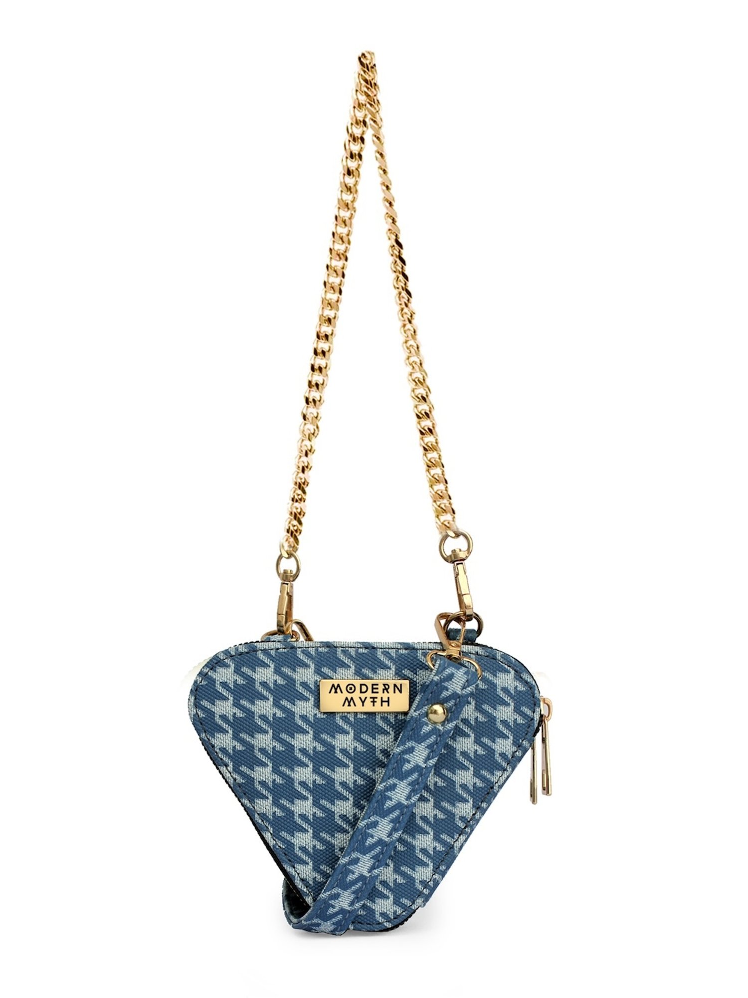 Modern Myth Trio Blue Printed Small Mini Cross Body Bag