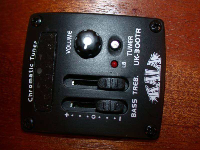 Kala Satin Mahogany Concert Acoustic Electric Ukulele with EQ, KA-CE