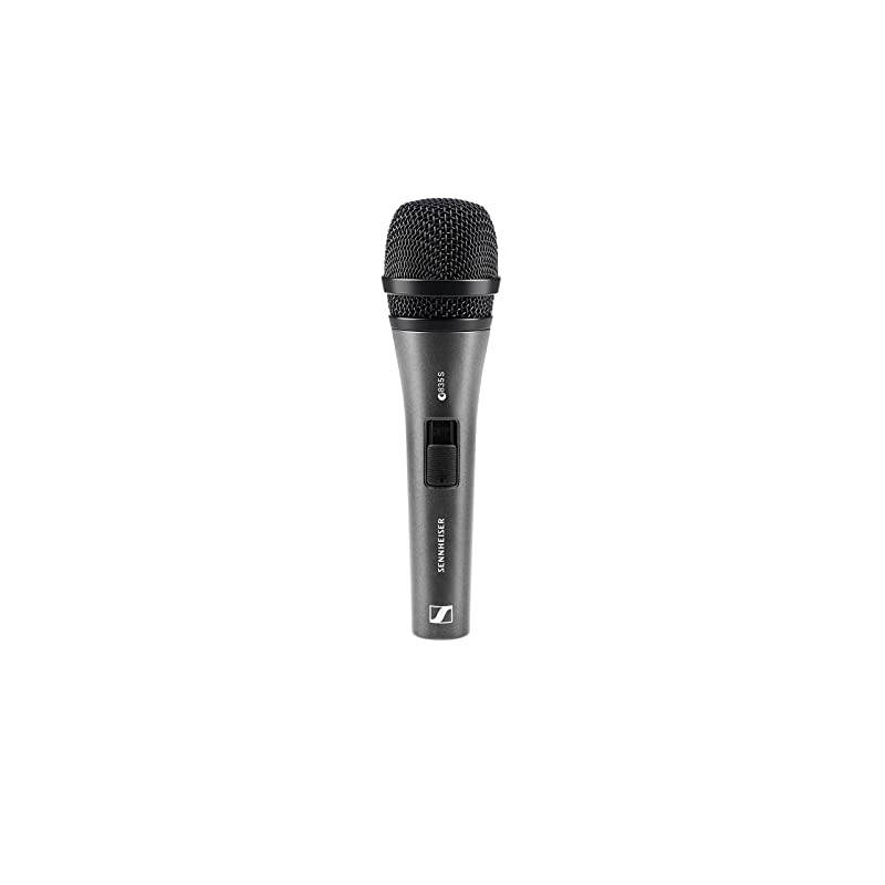 E835S Dynamic Cardioid Vocal Microphone with onoff switch Charcoal e835 S