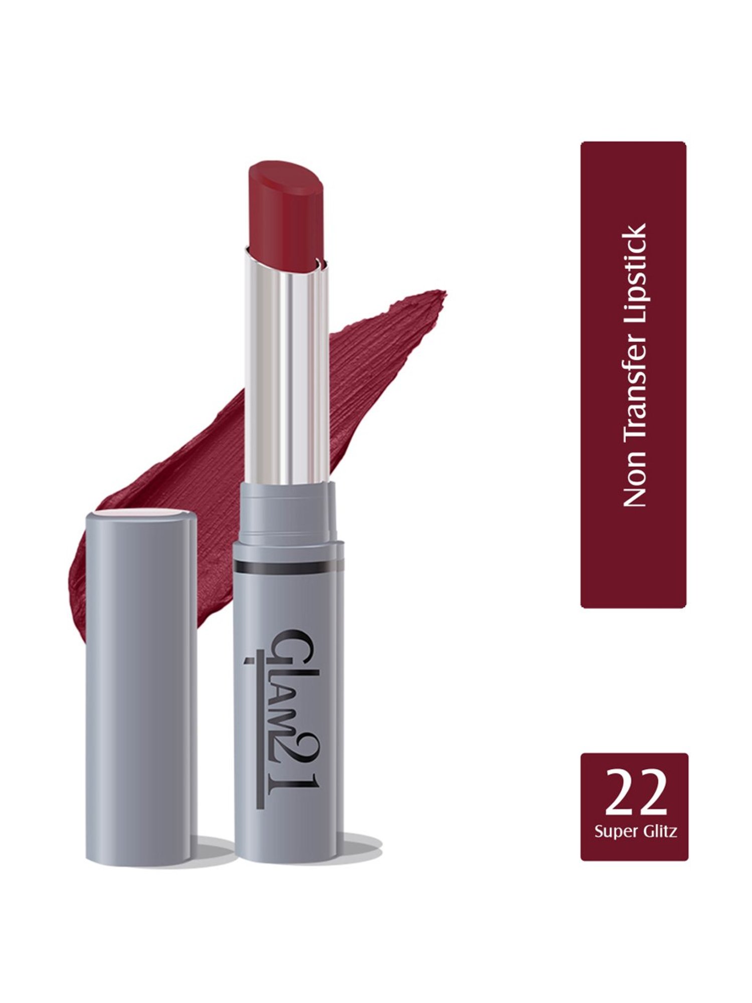 Glam21 Non Transfer Lipstick 22 Super Glitz - 2.8 gm