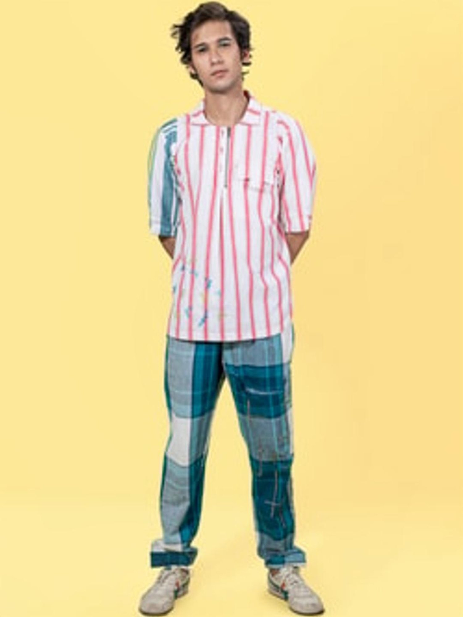 Anushe Pirani Teal Of Myriad Minds Safari Pants