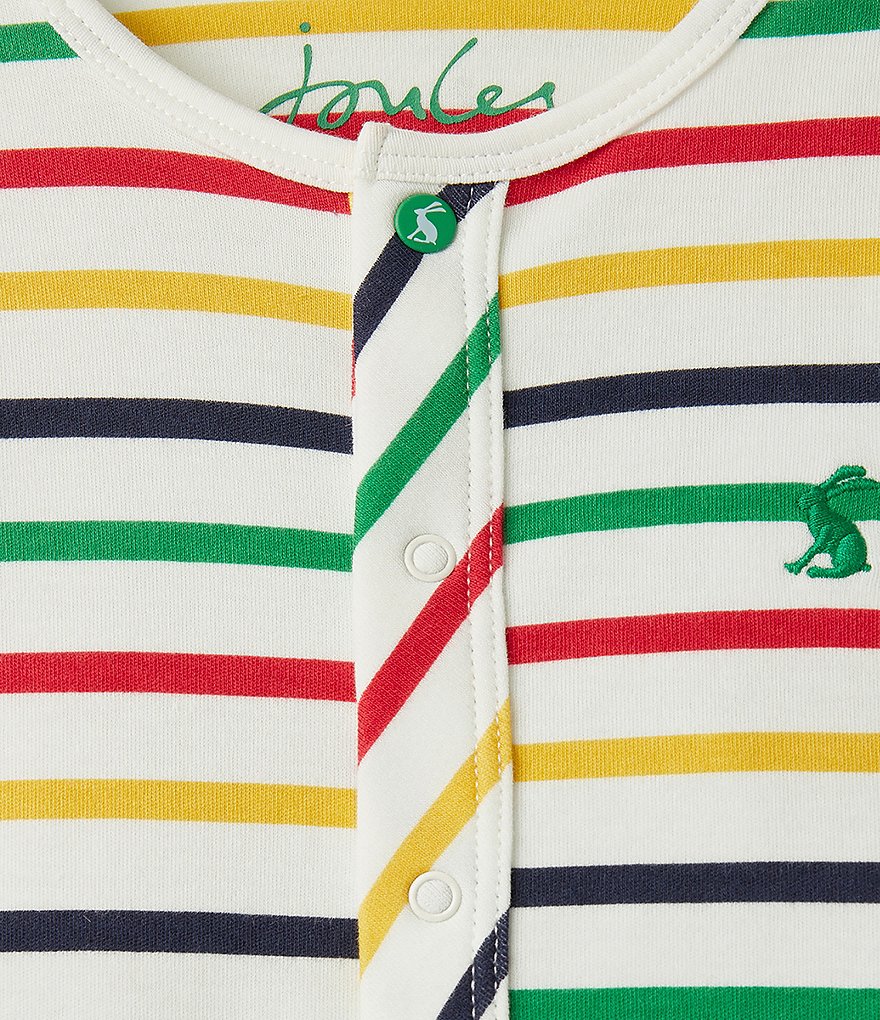Joules Baby Newborn-12 Months Ziggy Stripe Babygrow Coverall
