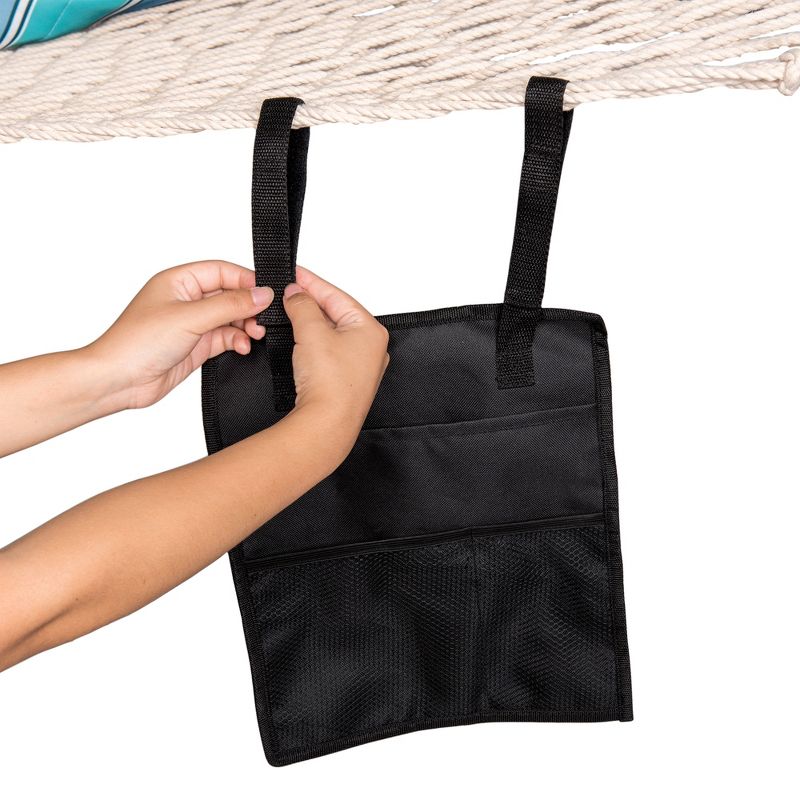 Island Retreat Hammock Organizer - Black - Island Umbrella