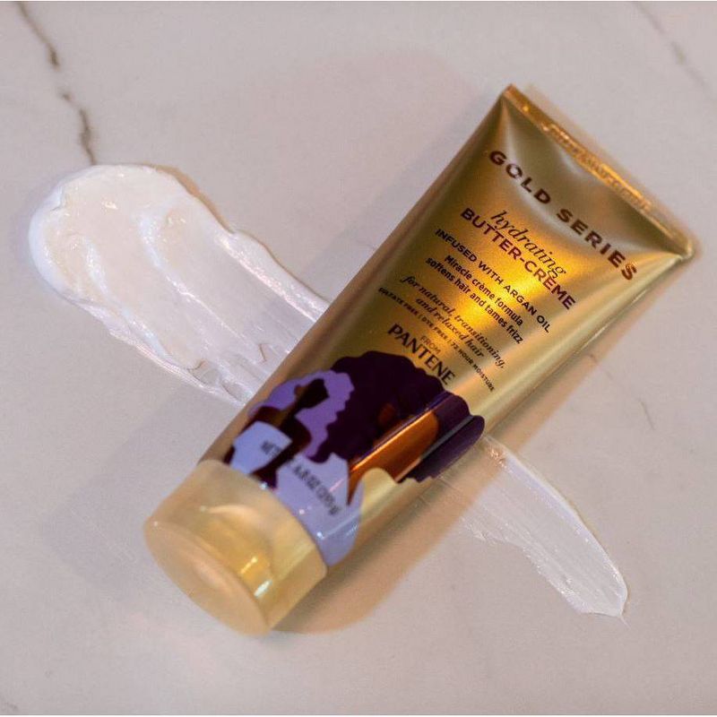 Pantene Gold Series Sulfate-Free Hydrating Butter Cream for Curly, Coily Hair - 6.8oz