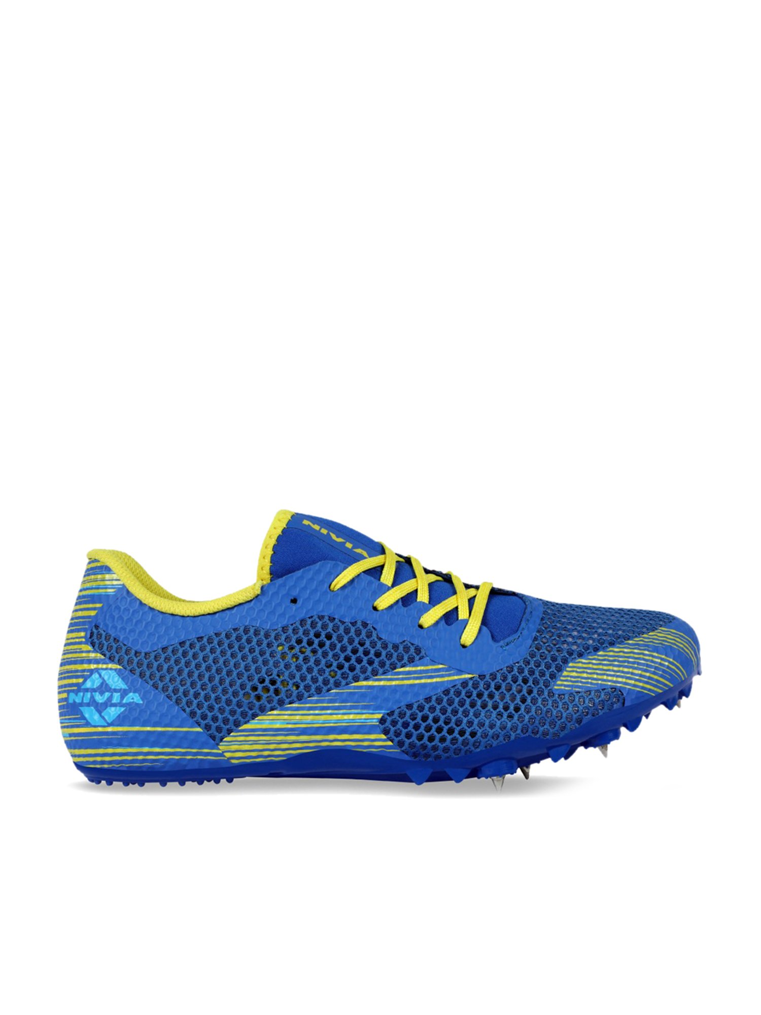 Nivia Men's Track and field-100 Blue Cricket Shoes