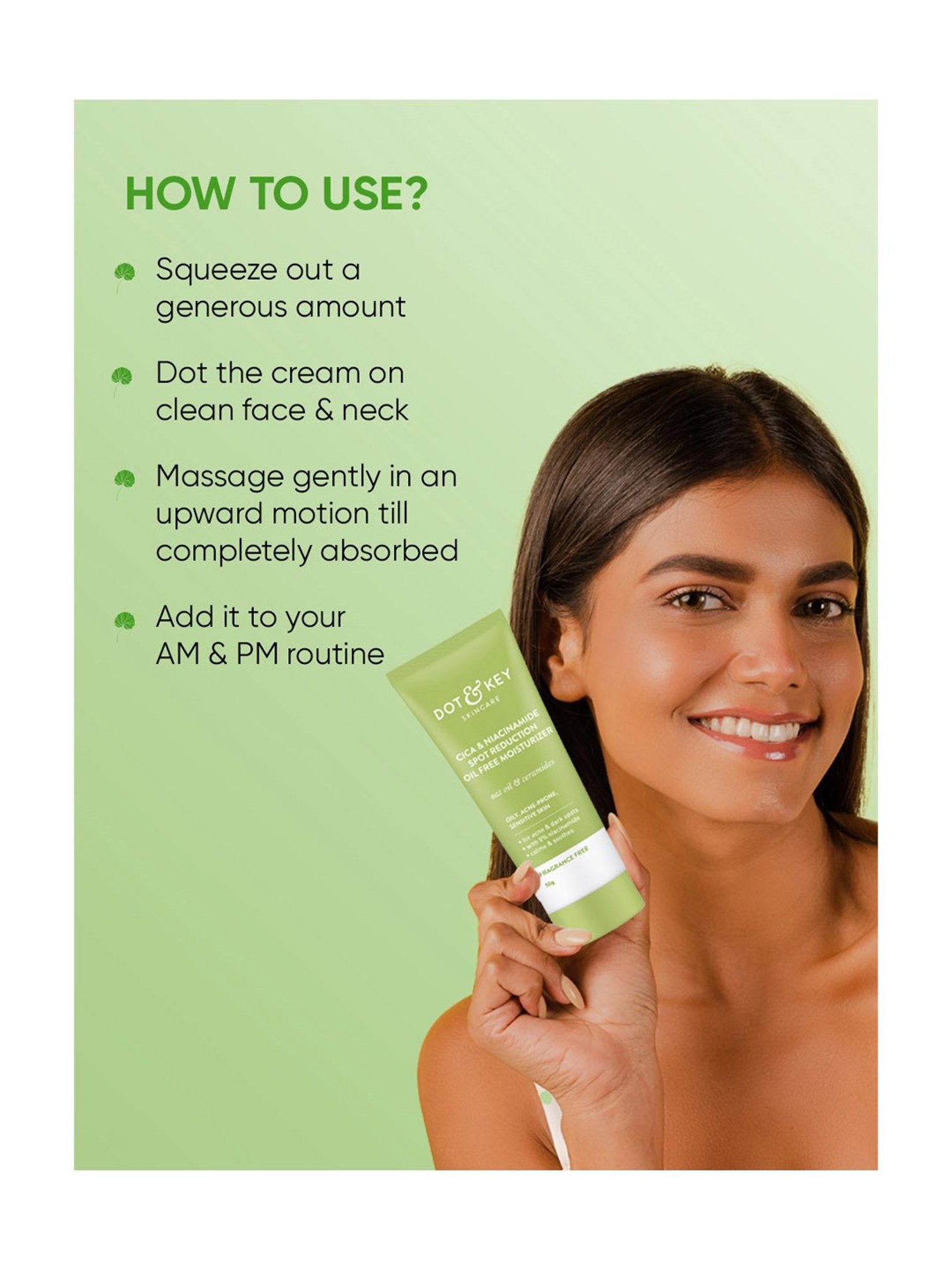 Dot & Key CICA + 5% Niacinamide Oil-Free Moisturizer - 50 gm