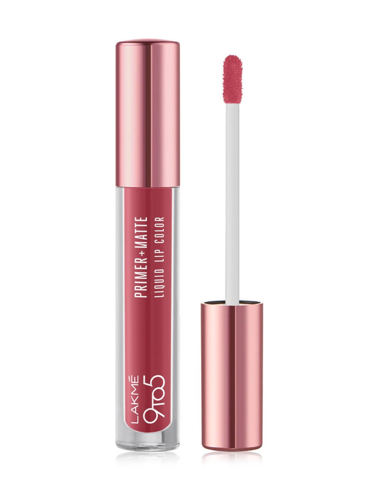 Lakme 9to5 Primer + Matte Liquid Lip Color MN4 Nude Punch - 4.2 ml