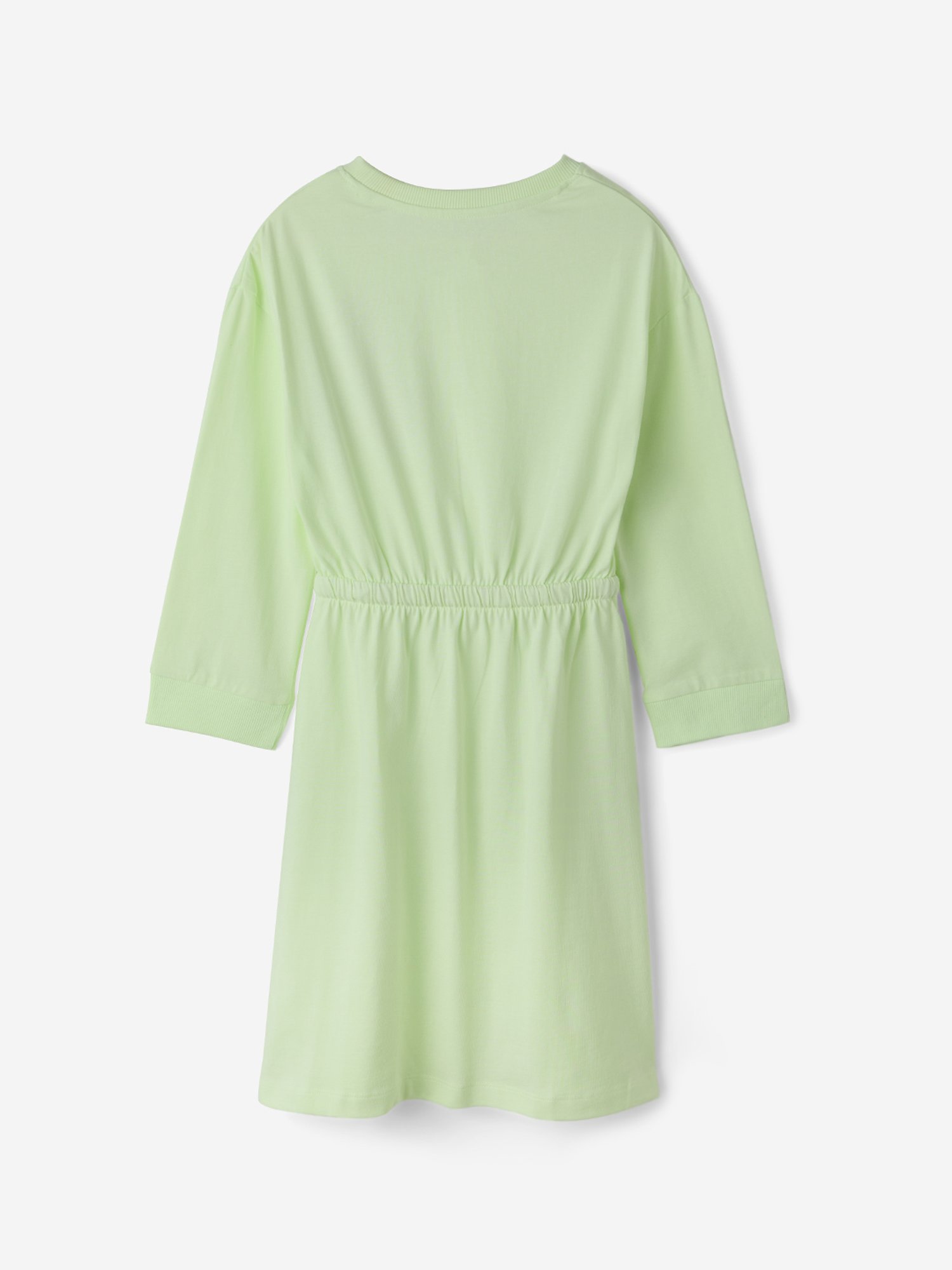 The Souled Store Kids Green Printed Dress