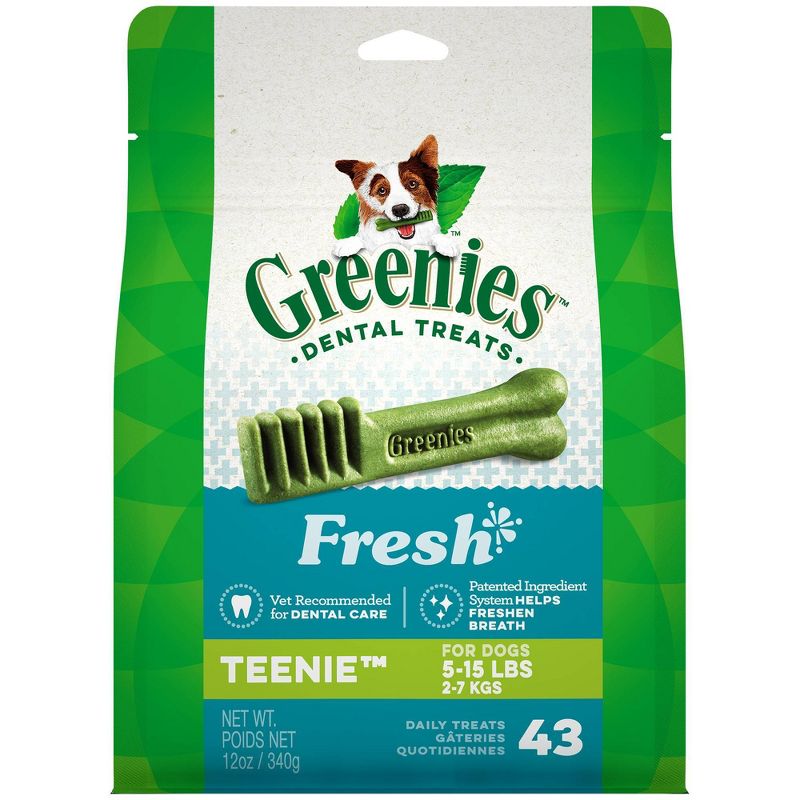 Greenies Fresh Teenie Dental Dog Treats - 12oz