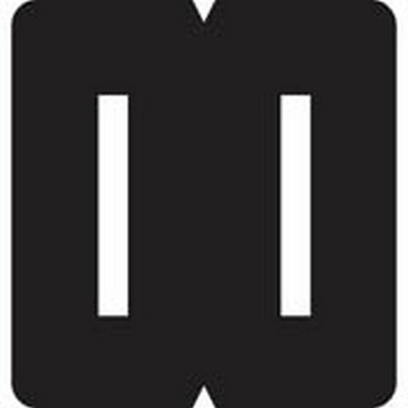 GBS/VRE Compatible "I" Labels, Polylaminated Stock, 1-1/4" X 1-5/16" Individual Letters - Roll of 500