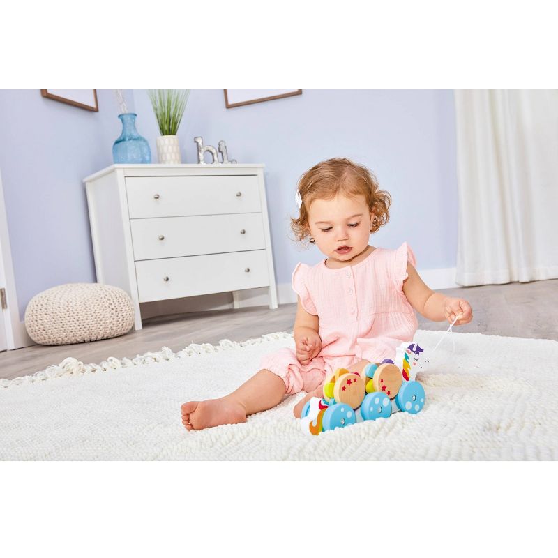 Wooden Critters Pull Toy - Unicorn