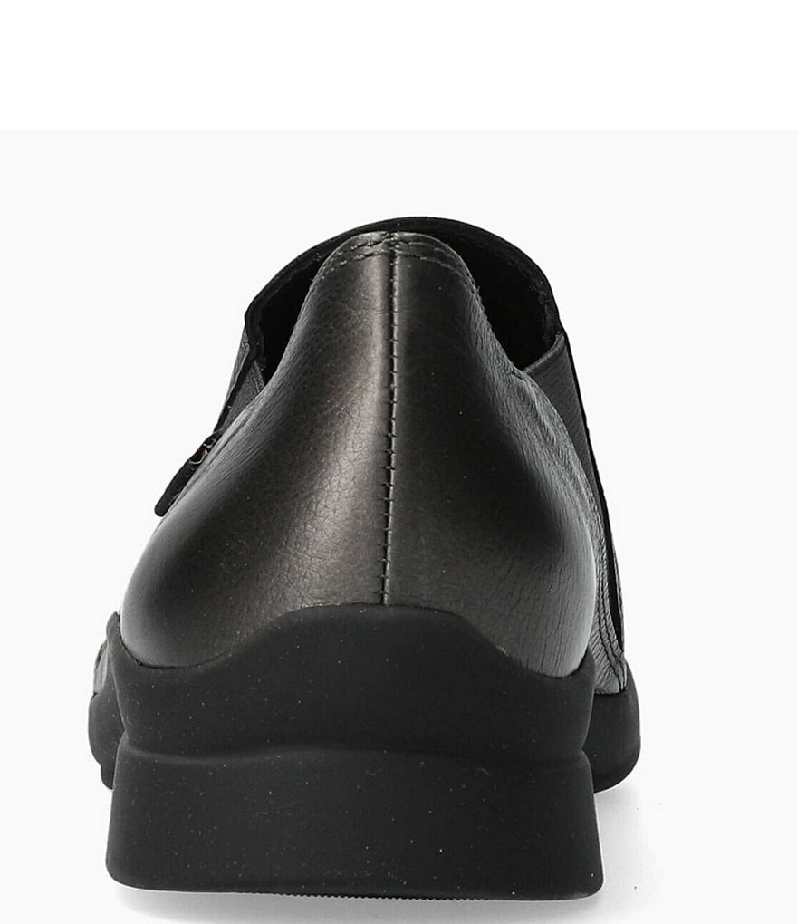 Mephisto Sirina Leather Slip-On Block Heel Loafers