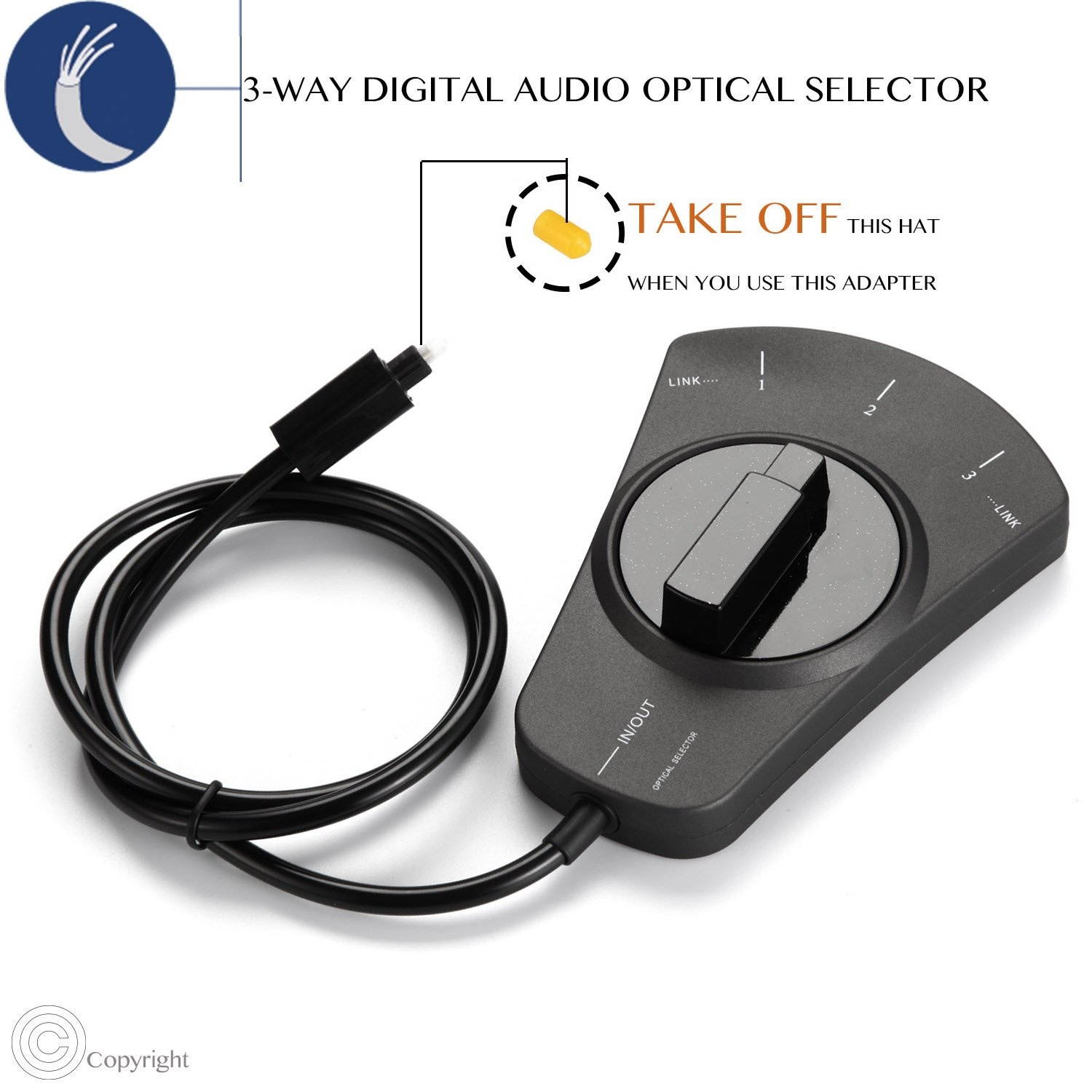 com 6 ft 18 m Digital Optical Audio Cable Toslink Digital Optical SPDIF UltraThin MaleMale Optical Audio Cable THINTOS6