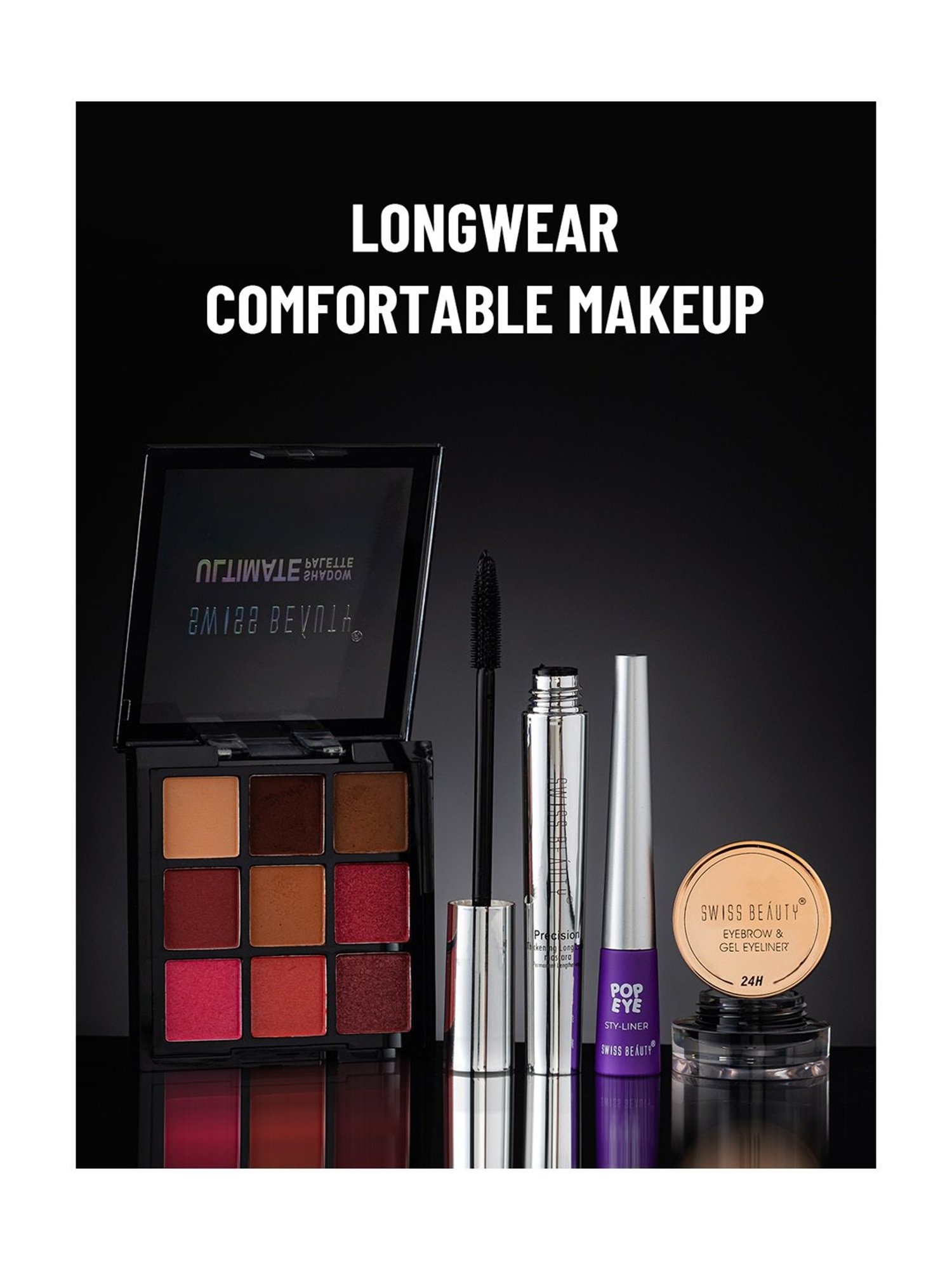 SWISS BEAUTY Ultimate Eyeshadow Palette Shade 2 - 6 gm