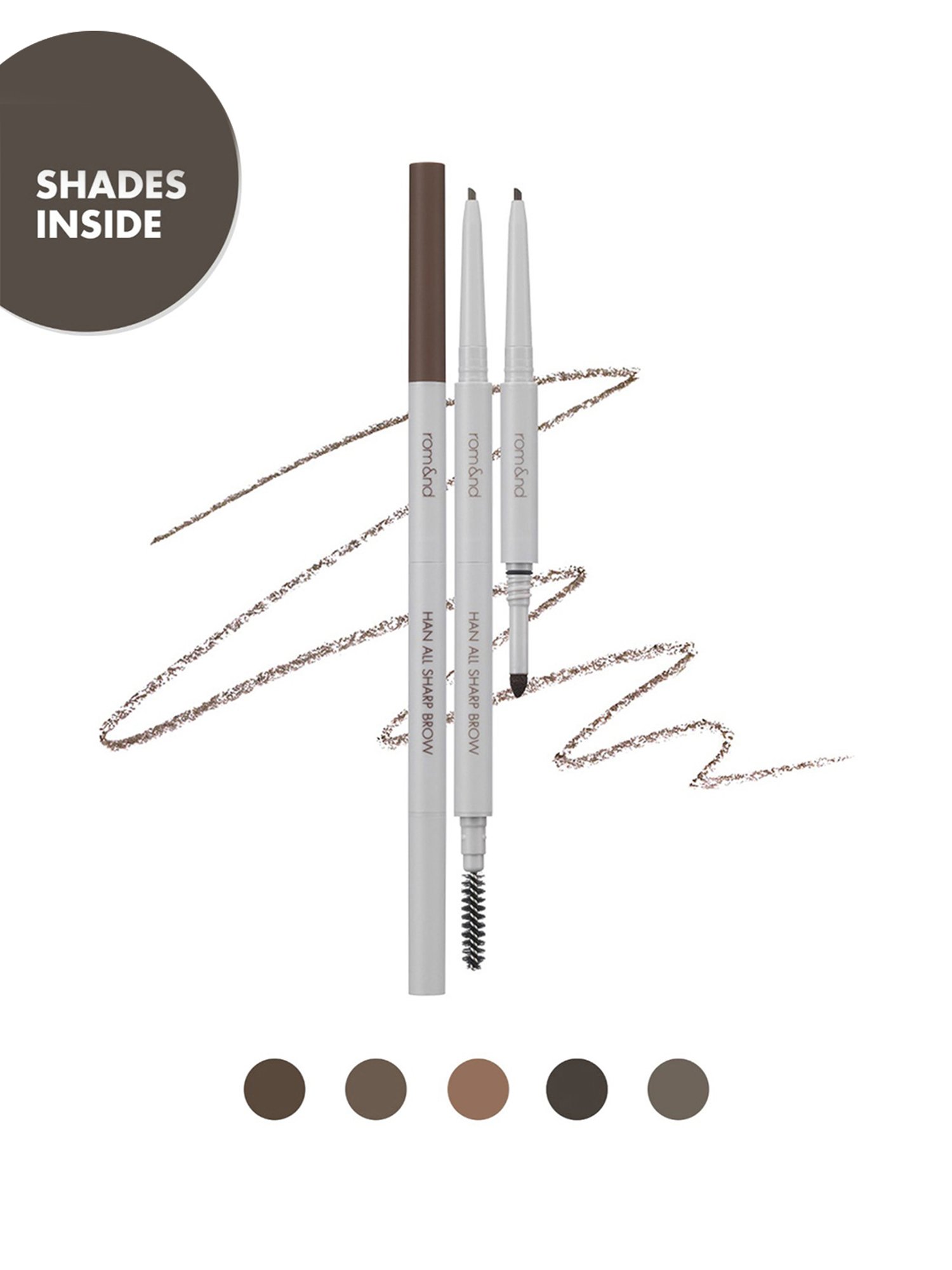 Rom&nd Han All Sharp Brow C2 Grace Taupe - 0.24 gm