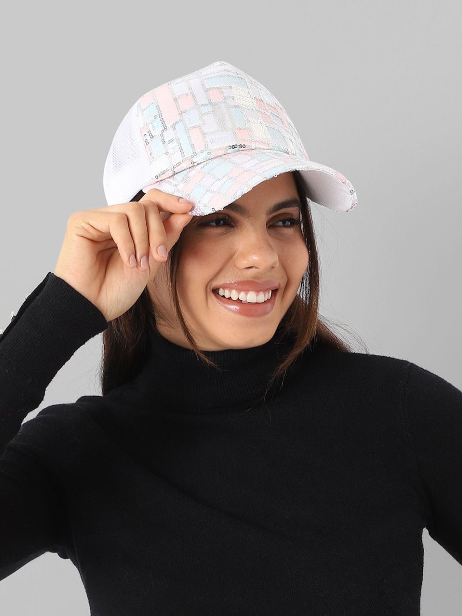 HauteSauce Black Printed Bucket Hat