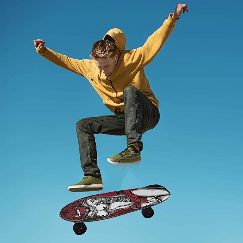 Skateboard Grip Tape Longboard Griptape Sexy Tattoo Women Waterproof Grip Tape Sheet Sticker Deck Sandpaper Griptape 331x 91 inch